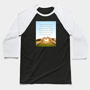 Being Alive Again Baseball T-Shirt